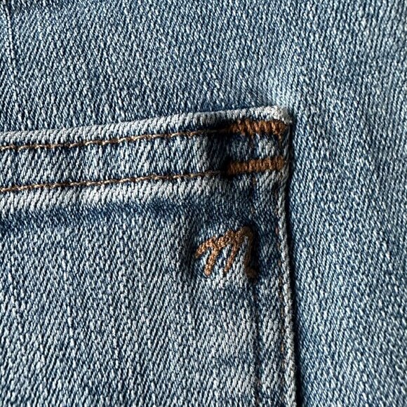 Madewell 10" High-Rise Skinny Jeans in Annapolis Light Wash Size 31 - Picture 10 of 15